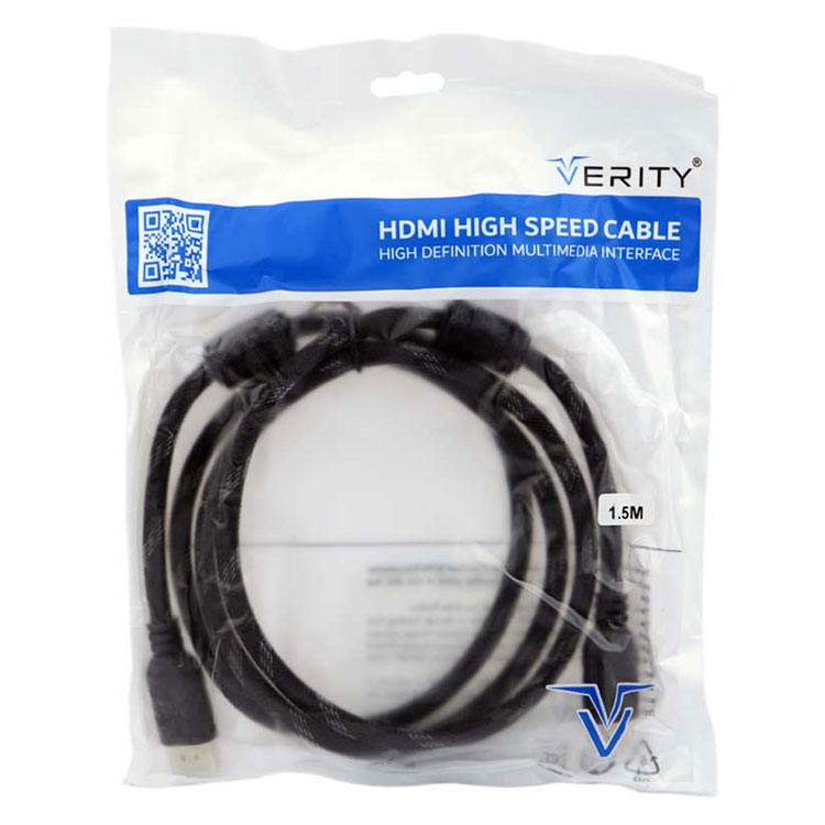 کابل 1.5 متری HDMI کنفی VERITY — تصویر ۳