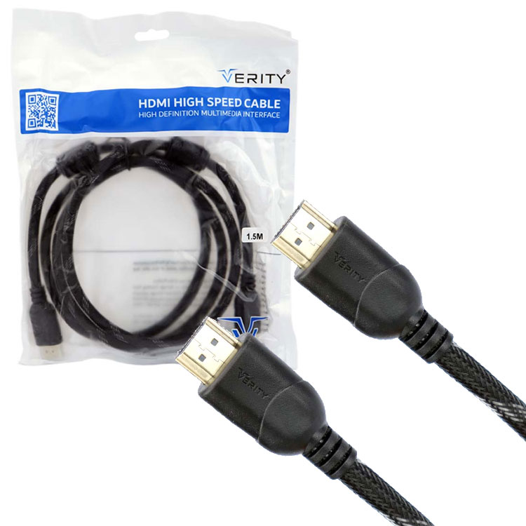 کابل 1.5 متری HDMI کنفی VERITY — تصویر ۲