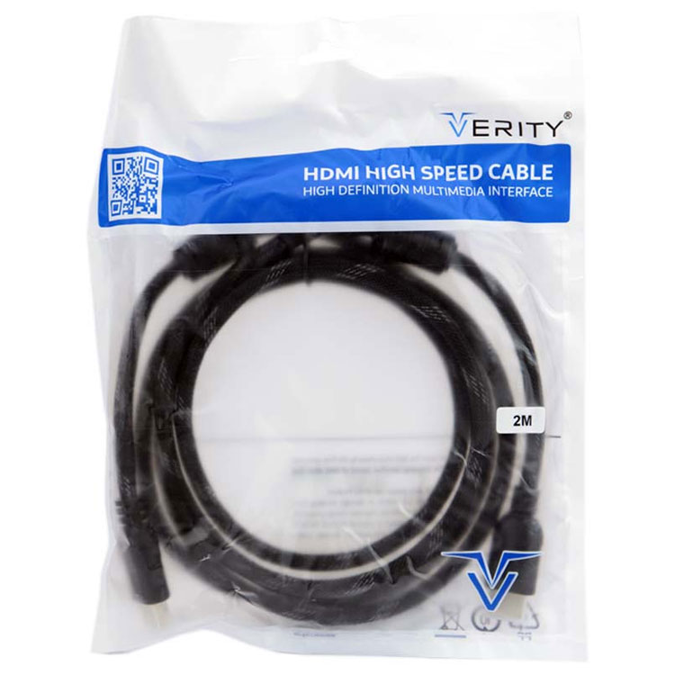 کابل 2 متری HDMI کنفی VERITY — تصویر ۳